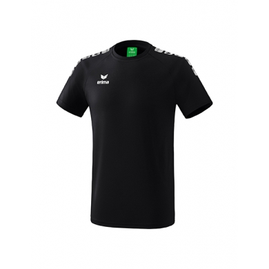 Erima Leisure Training T-shirt Essential 5-C - Cotton blend - black/white Men